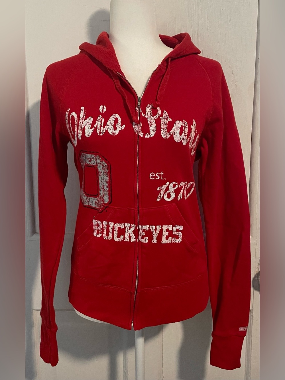 Soffe Ohio State Buckeyes Zip-Up Hoodie Jacket